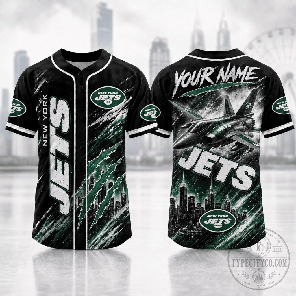 New York Jets Premium Personalized NFL Jersey Shirt For Football Fans NNK New York Jets | Premium Personalized NFL Jersey Shirt For Football Fans NNK