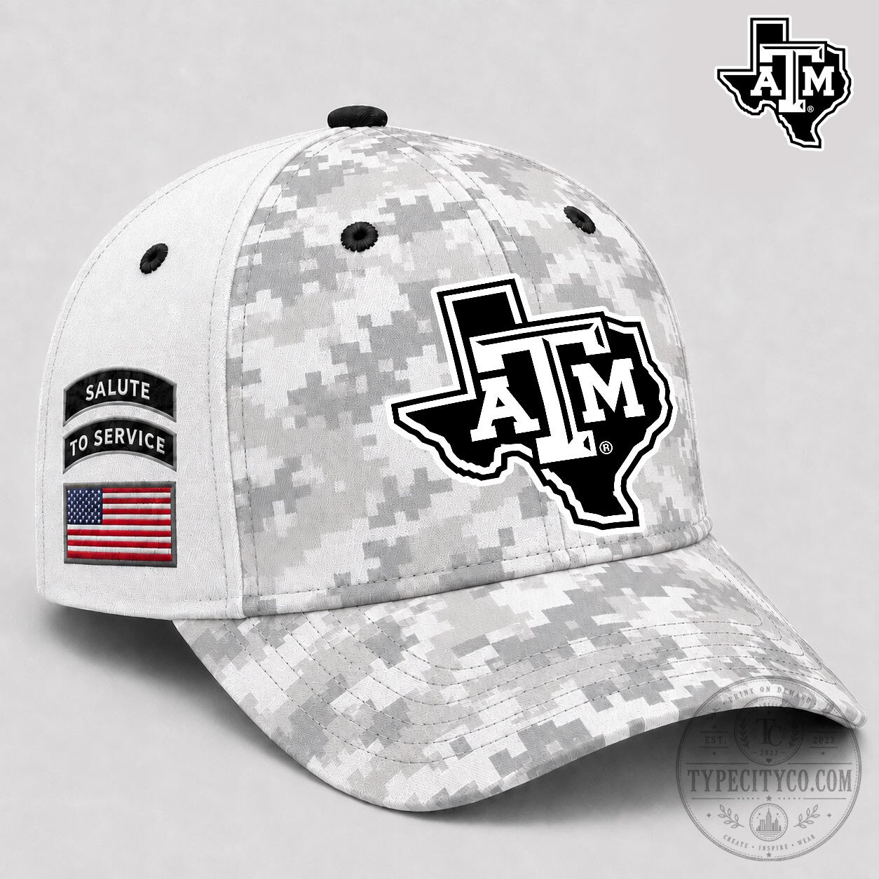 NCAA Salute To Service Camo Cap NY | Premium Texas A&M Aggies Gear