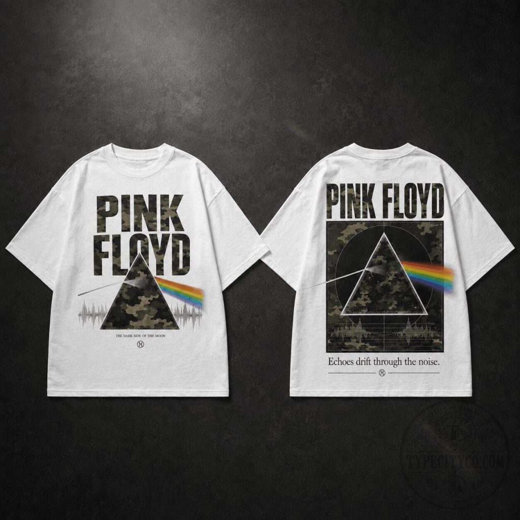 Pink Floyd Camo Prism Echoes 3D Shirt NTH1 Pink Floyd Camo Prism Echoes 3D Shirt NTH1