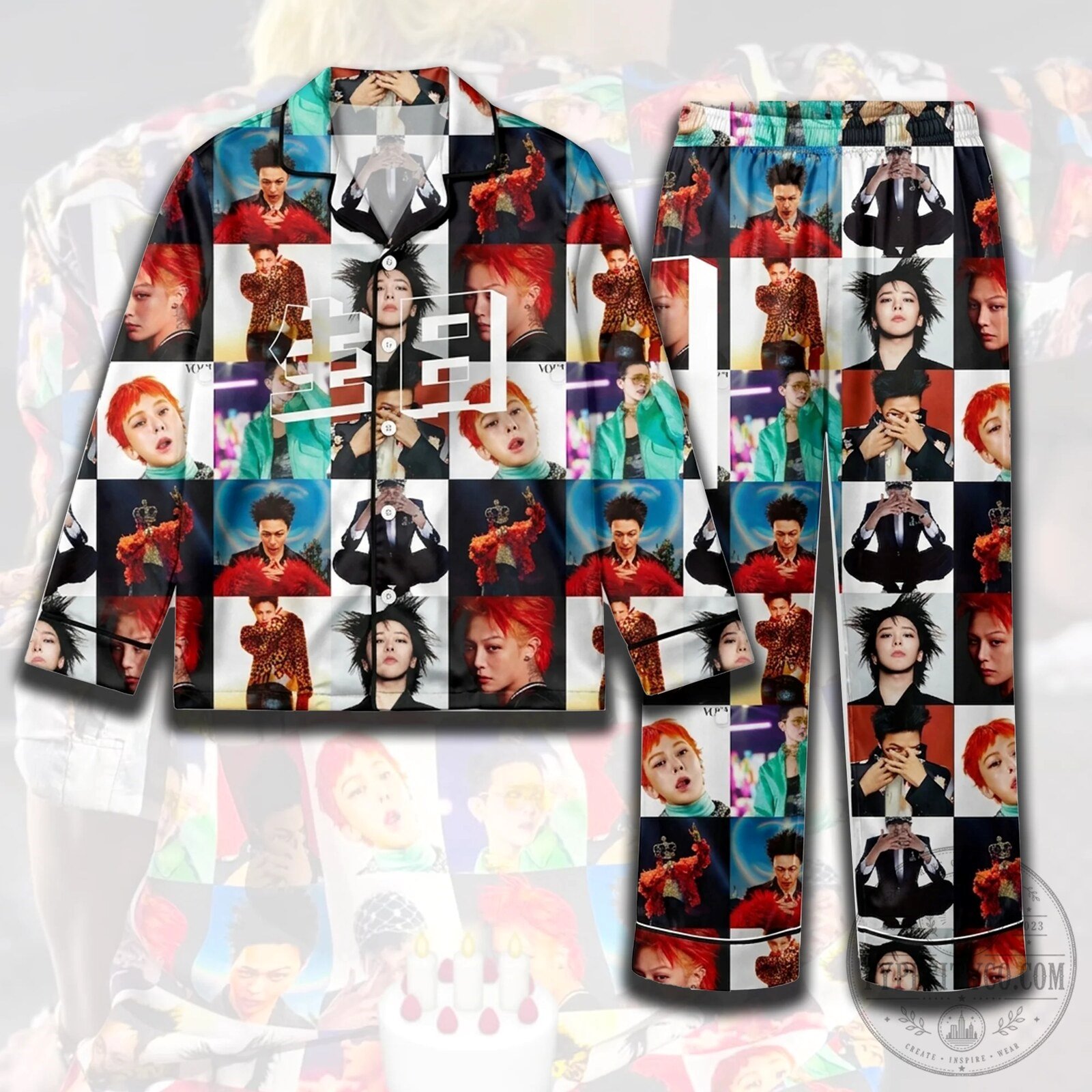 Birthday G-Dragon Happy XX Cosmos World Tour Pajama Set 2 Birthday G-Dragon Happy XX Cosmos World Tour Pajama Set