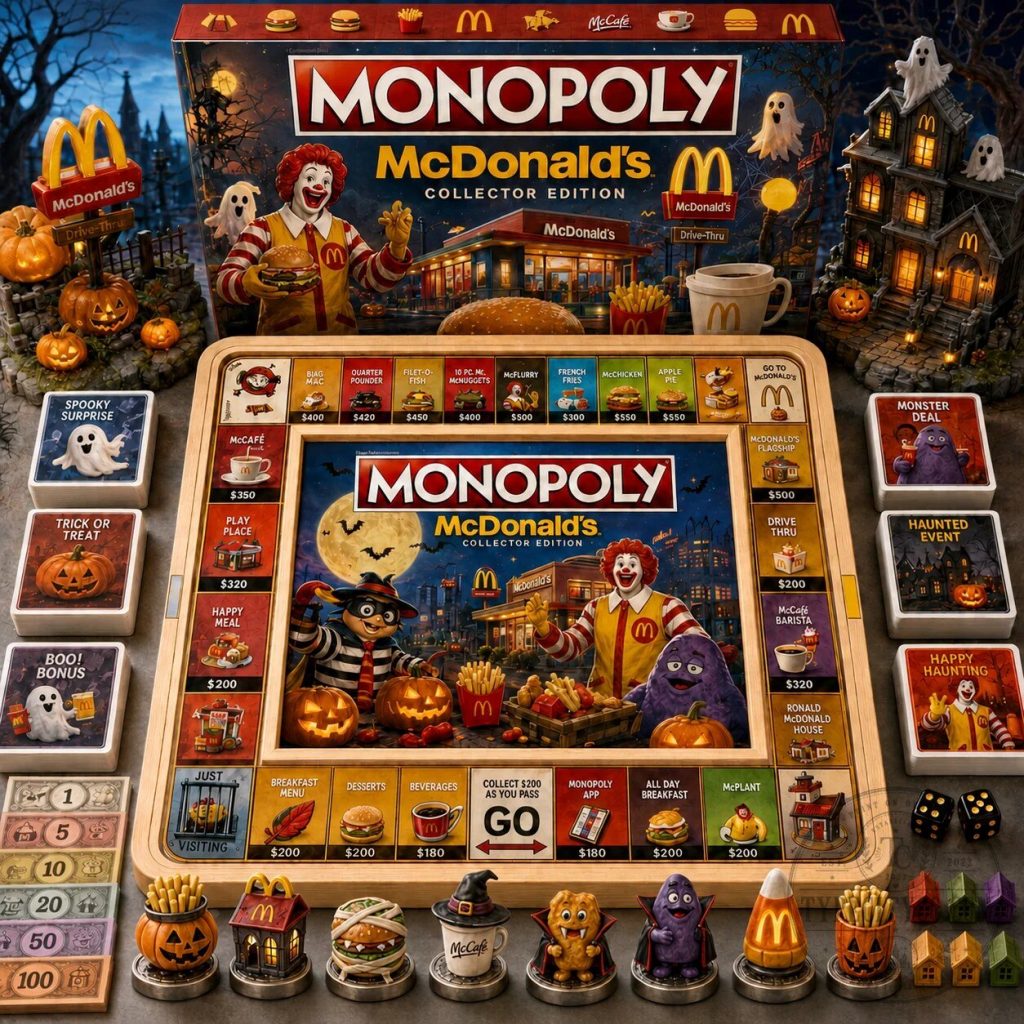 Monopoly McDonald's Collector Edition Halloween Board Game 29 Monopoly McDonald's Collector Edition Halloween Board Game