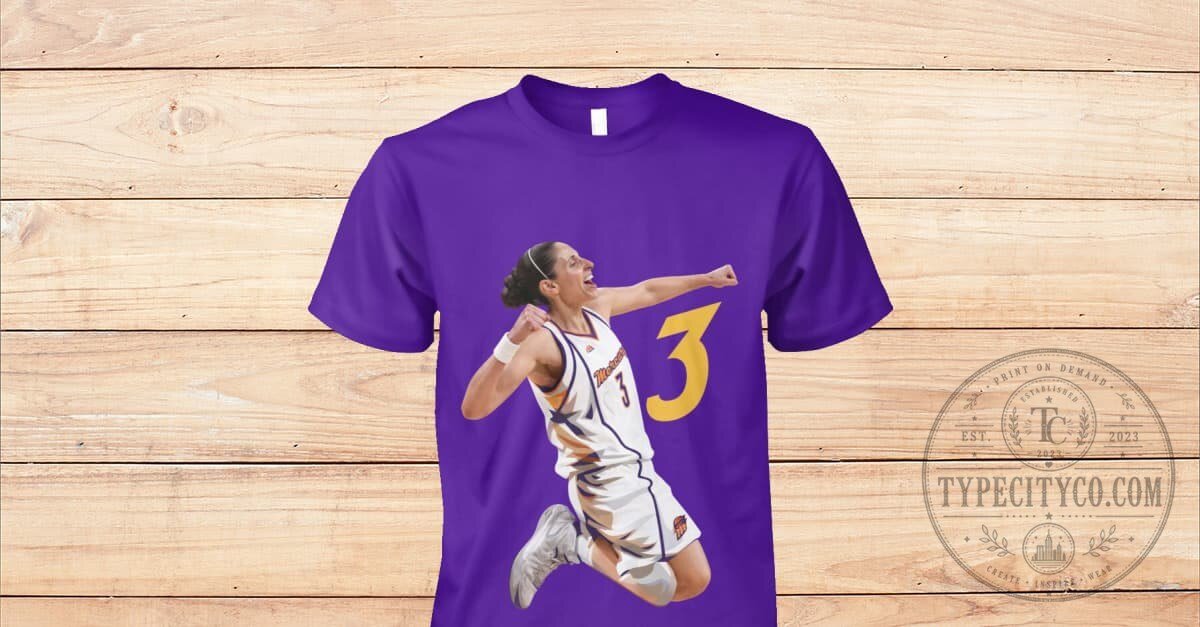 Diana Taurasi Phoenix Mercury Basketball Star Number 3 Fan T-Shirt