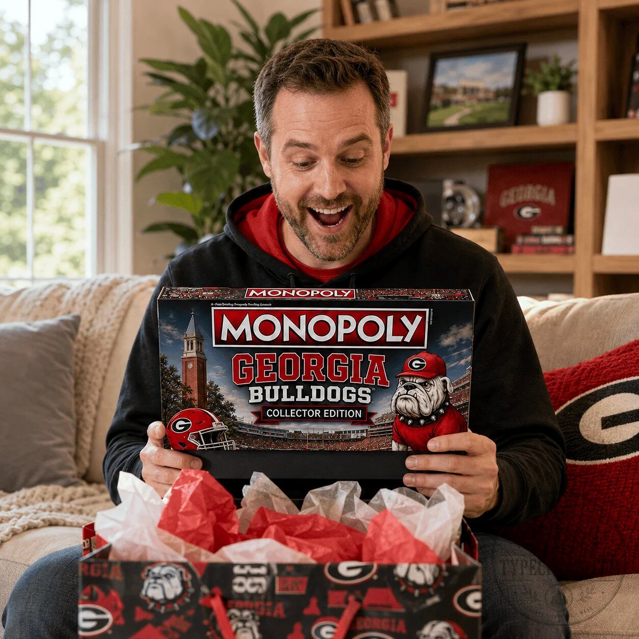 Collector's Edition Board Game of Monopoly Featuring Georgia Bulldogs 8 Collector