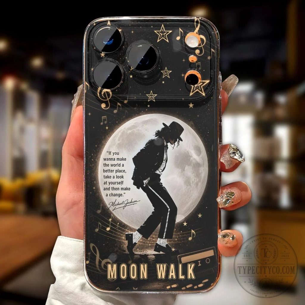 Michael Jackson Moonwalk Quote Black Phone Case 7 Michael Jackson Moonwalk Quote Black Phone Case
