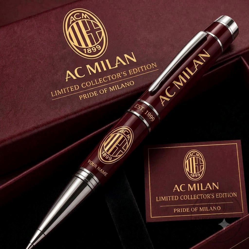 AC Milan Limited Collector's Edition Personalized Ballpoint Pen