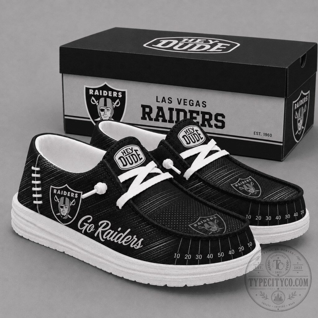 Las Vegas Raiders Football Field Fan Loafer Shoes for Men and Women 9 Las Vegas Raiders Football Field Fan Loafer Shoes for Men and Women