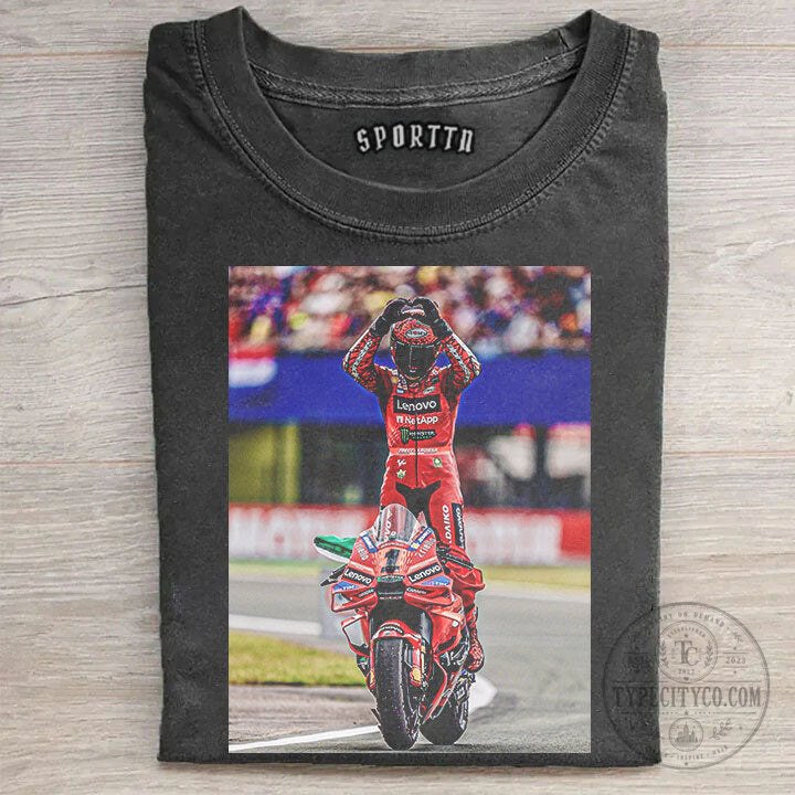 Francesco Pecco Bagnaia MotoGP Ducati Lenovo Team Motorcycle Racing T-Shirt 2 Francesco Pecco Bagnaia MotoGP Ducati Lenovo Team Motorcycle Racing T-Shirt