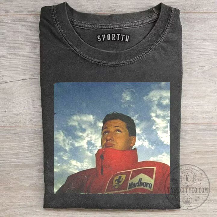 Michael Schumacher Ferrari Marlboro Formula One Racing Driver T-Shirt