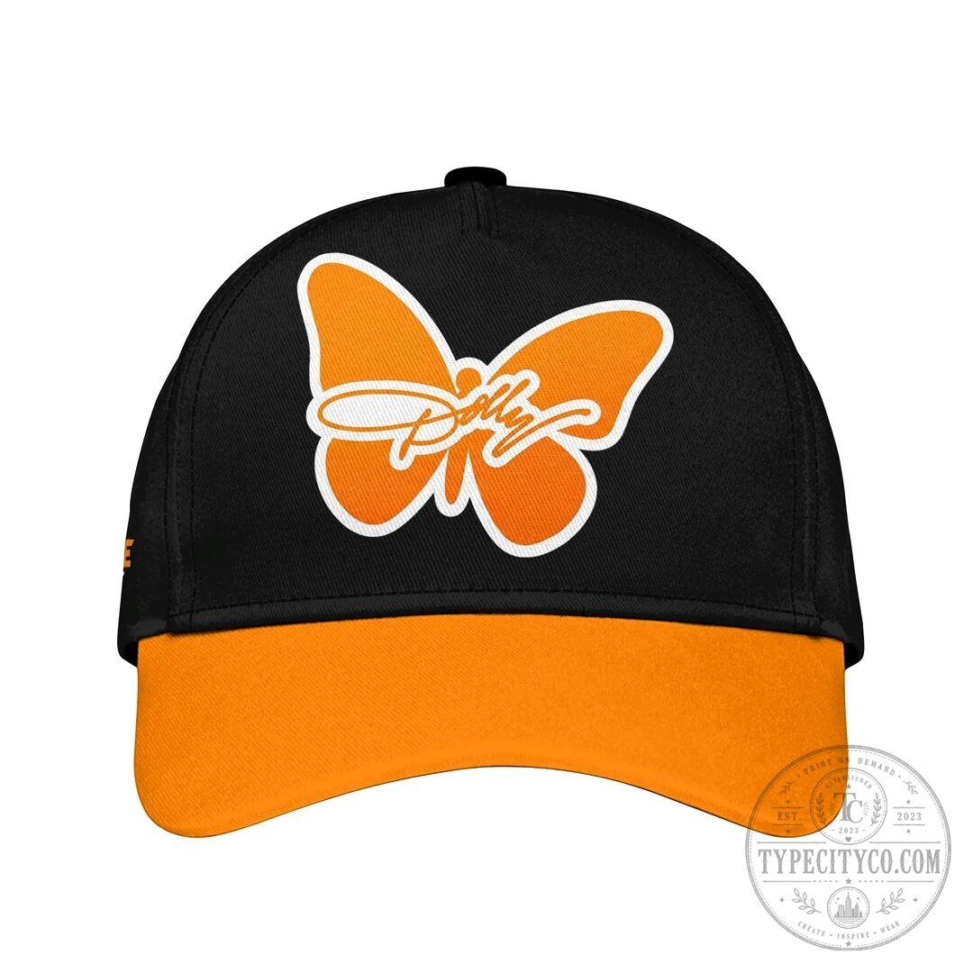Dolly Parton Butterfly Tennessee Football Fan Black T-Shirt 9 Dolly Parton Butterfly Tennessee Football Fan Black T-Shirt