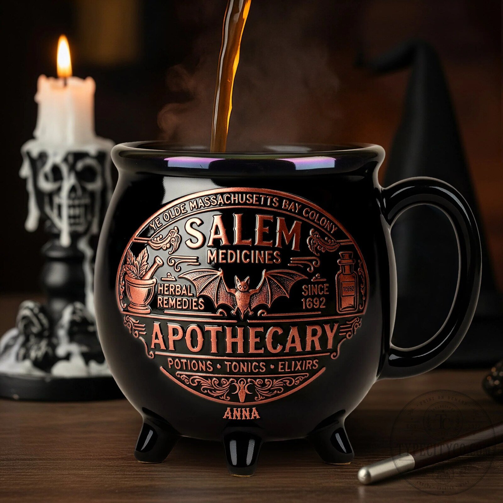Halloween Lovers Salem Apothecary Cauldron Mug - Witchy Potions Coffee Cup 10 Halloween Lovers Salem Apothecary Cauldron Mug - Witchy Potions Coffee Cup