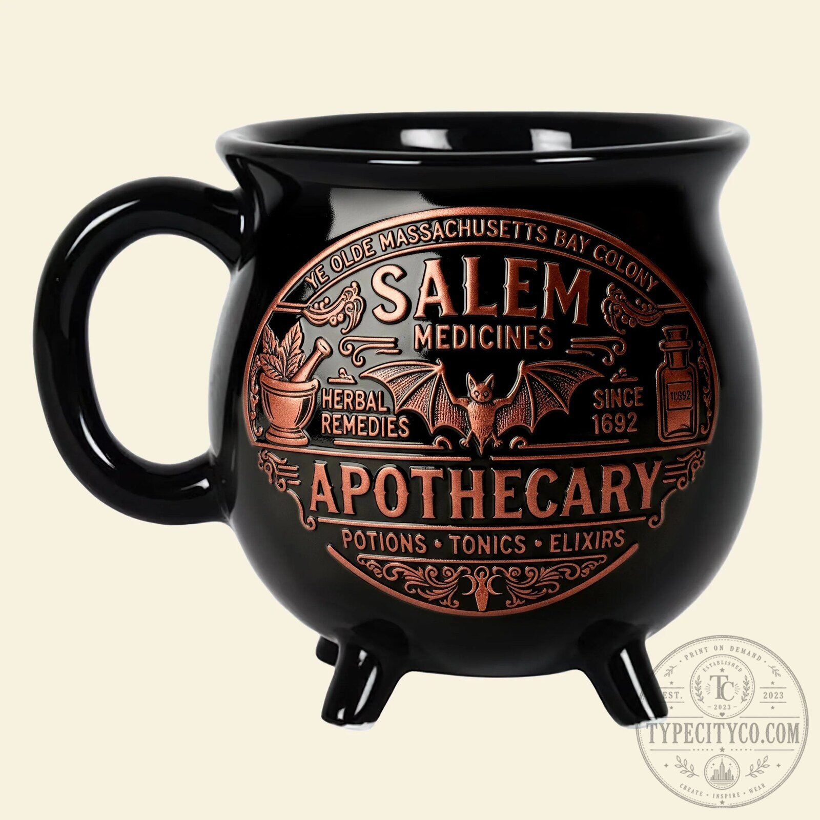 Halloween Lovers Salem Apothecary Cauldron Mug - Witchy Potions Coffee Cup 12 Halloween Lovers Salem Apothecary Cauldron Mug - Witchy Potions Coffee Cup