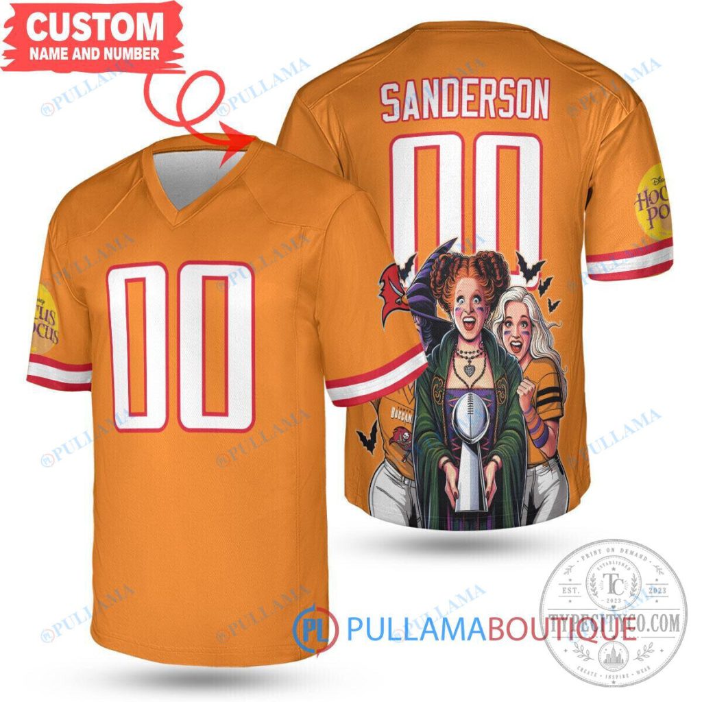 Halloween Sanderson Sisters Tampa Bay Buccaneers Football Jersey Halloween Sanderson Sisters Tampa Bay Buccaneers Football Jersey