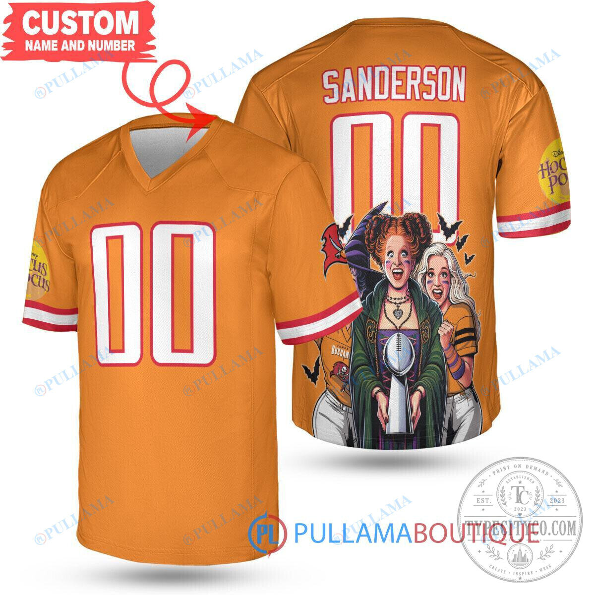 Halloween Sanderson Sisters Tampa Bay Buccaneers Football Jersey