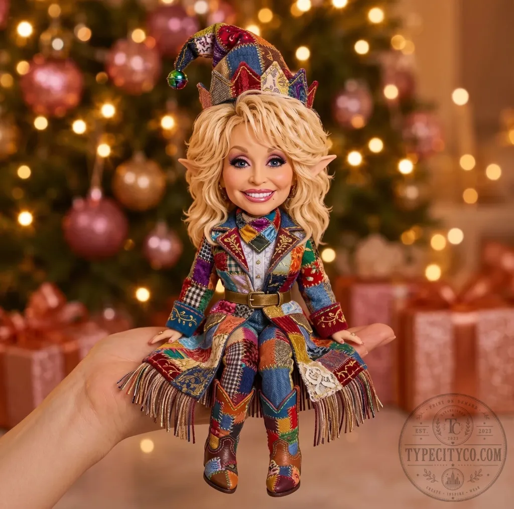 Dolly Parton Christmas Holiday Elf Keepsake Doll Figurine Dolly Parton Christmas Holiday Elf Keepsake Doll Figurine