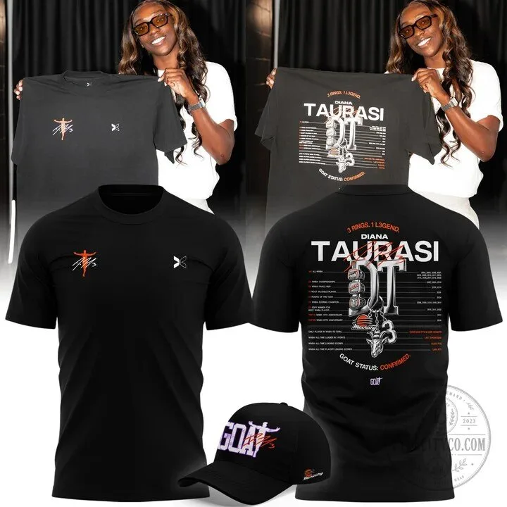 Phoenix Mercury Diana Taurasi GOAT Status Confirmed T-Shirt