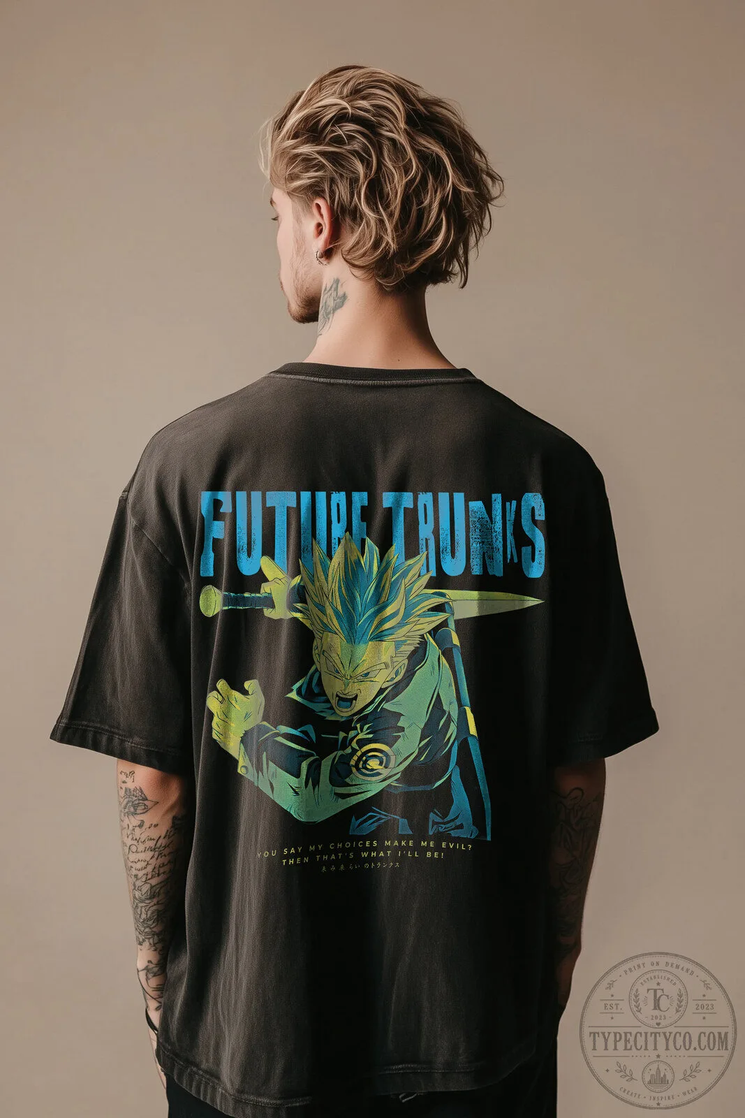 Future Trunks Dragon Ball Super Vintage Anime Graphic T-Shirt