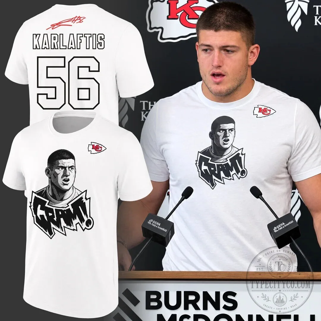 Karlaftis T-Shirt for Kansas City Chiefs Fans - George's Football Jersey