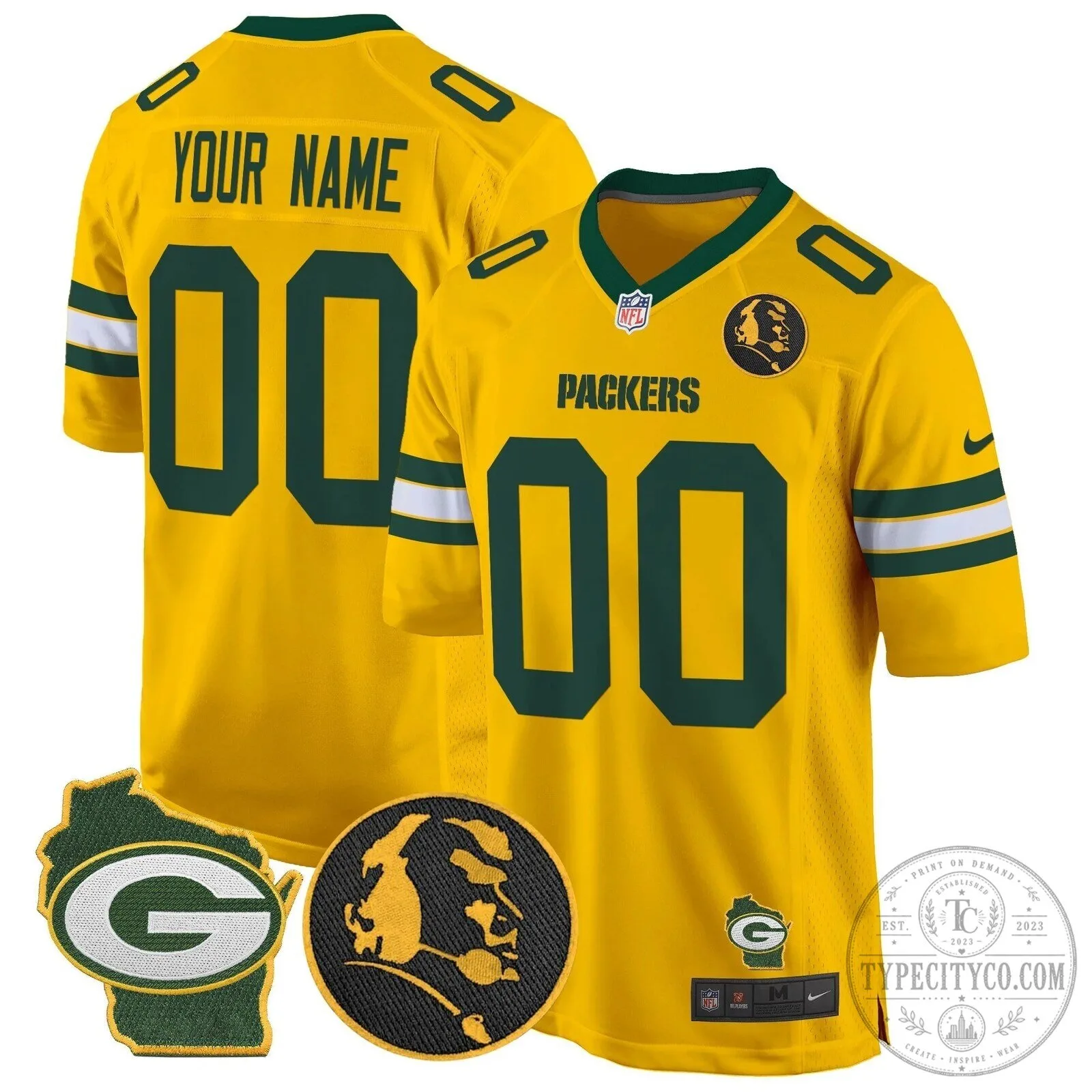 Green Bay Packers John Madden Custom Stitched Football Jersey 15 Green Bay Packers John Madden Custom Stitched Football Jersey