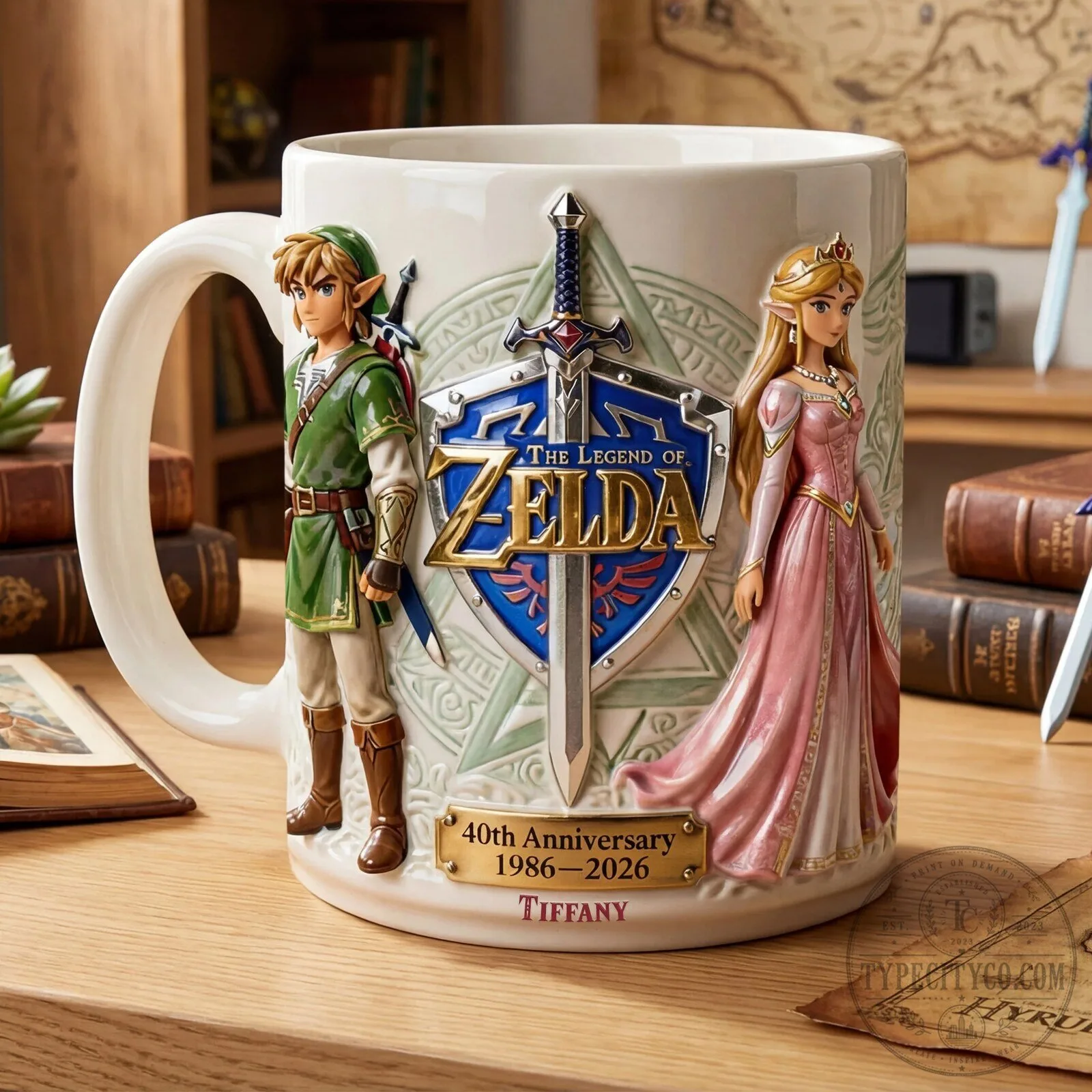 The Legend of Zelda 40th Anniversary Collectible Coffee Mug