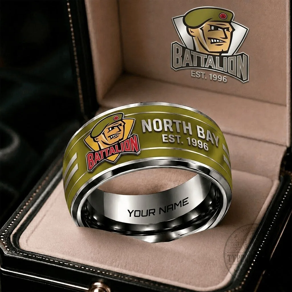 North Bay Battalion Ontario Hockey League Personalized Ring
