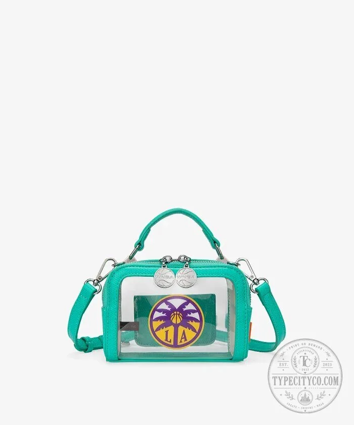 WNBA Los Angeles Sparks Clear Crossbody Bag