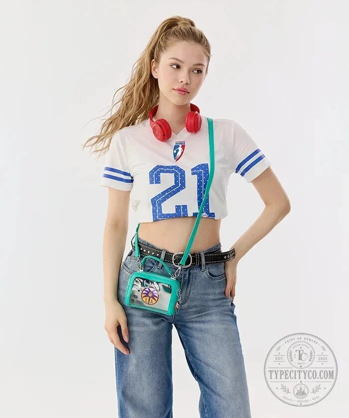 WNBA Los Angeles Sparks Clear Crossbody Bag 20 WNBA Los Angeles Sparks Clear Crossbody Bag