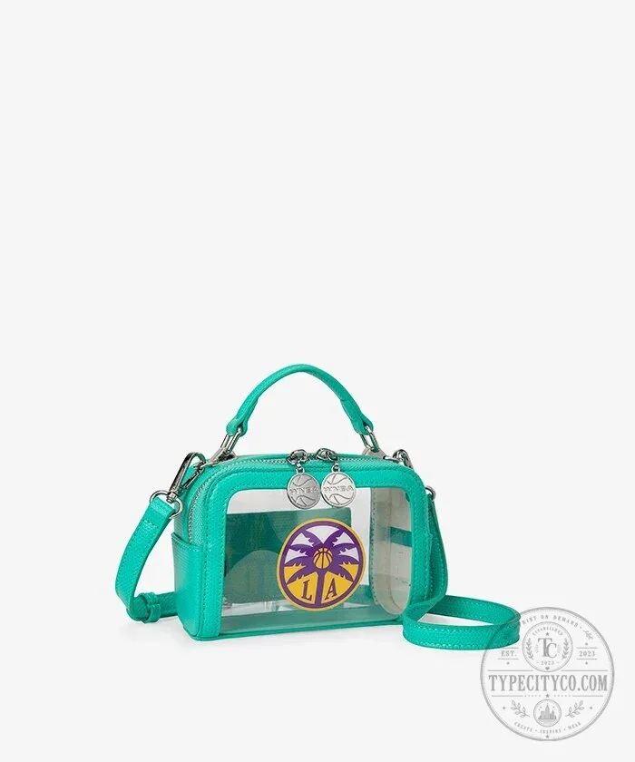 WNBA Los Angeles Sparks Clear Crossbody Bag 22 WNBA Los Angeles Sparks Clear Crossbody Bag