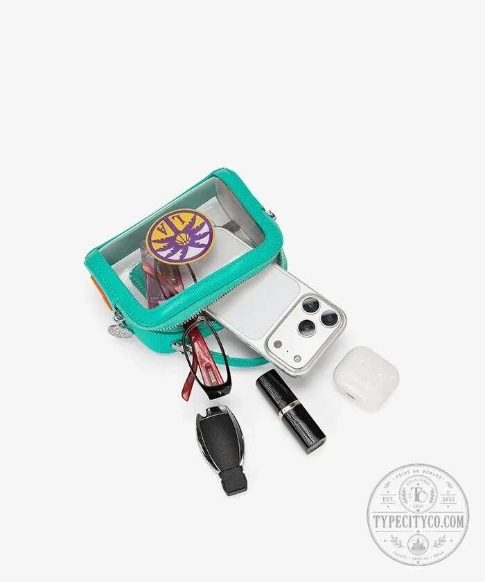 WNBA Los Angeles Sparks Clear Crossbody Bag 26 WNBA Los Angeles Sparks Clear Crossbody Bag