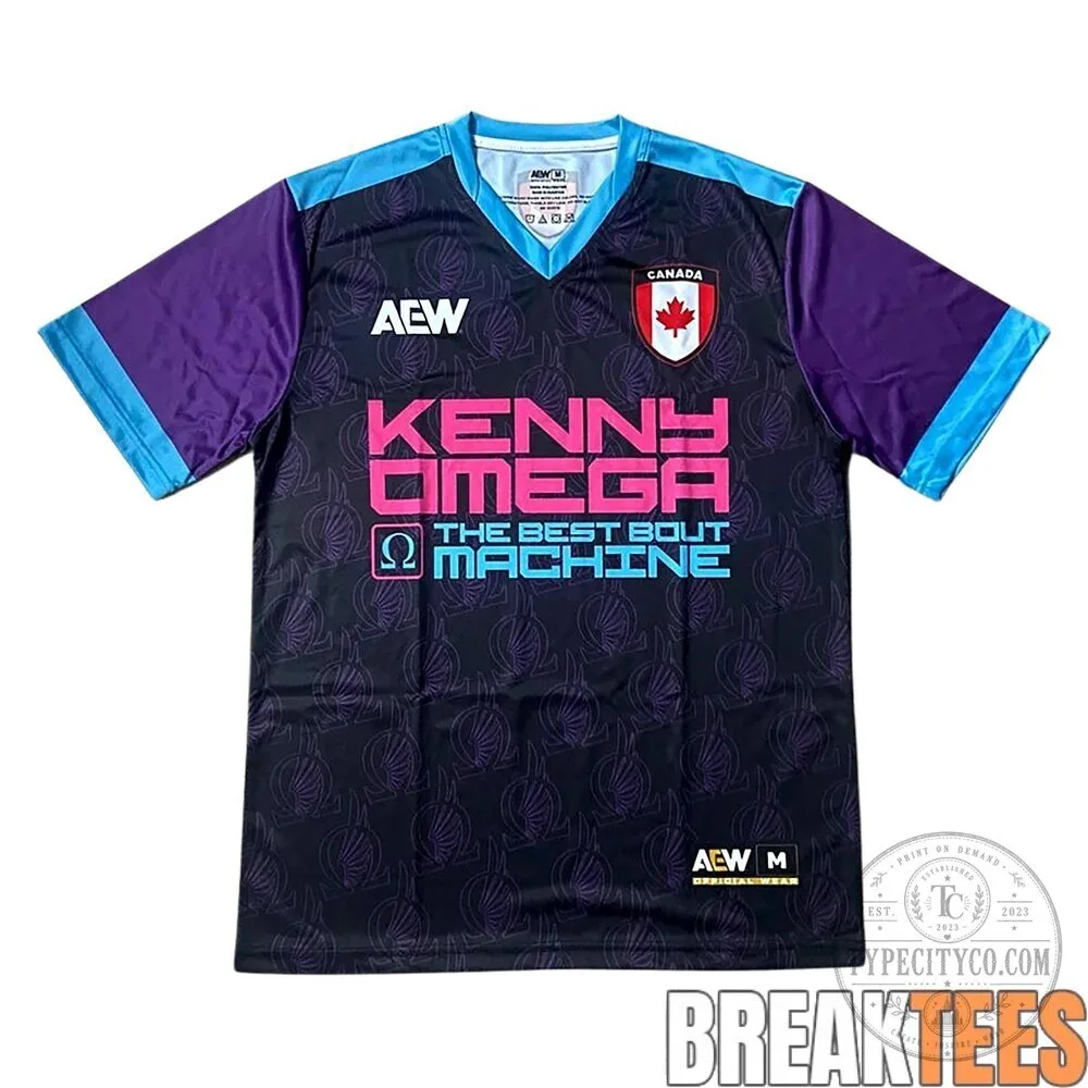 Kenny Omega The Best Bout Machine All Elite Wrestling Canada Soccer Jersey