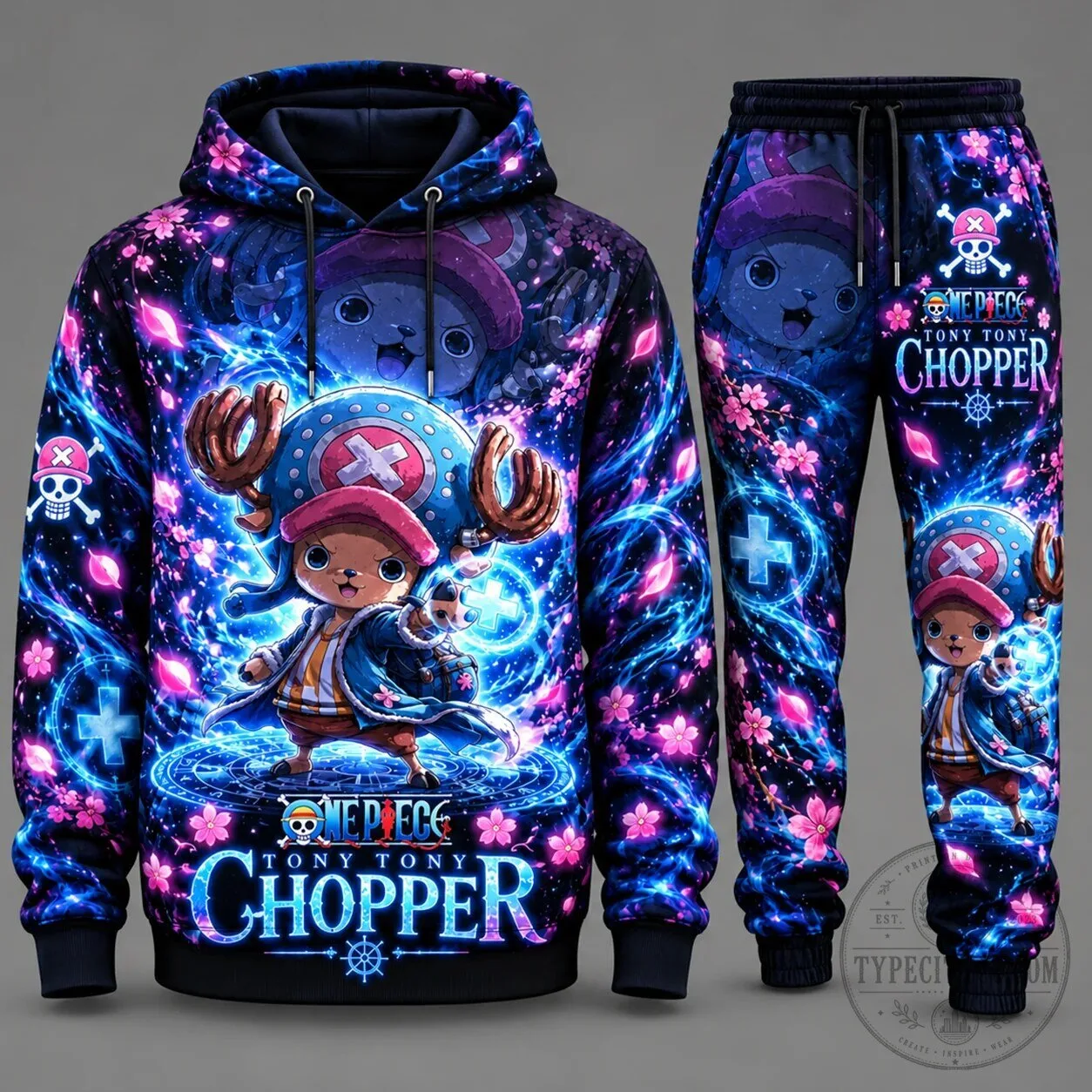 One Piece Monkey D. Luffy Gear Five Anime Hoodie and Sweatpants Set 18 One Piece Monkey D. Luffy Gear Five Anime Hoodie and Sweatpants Set