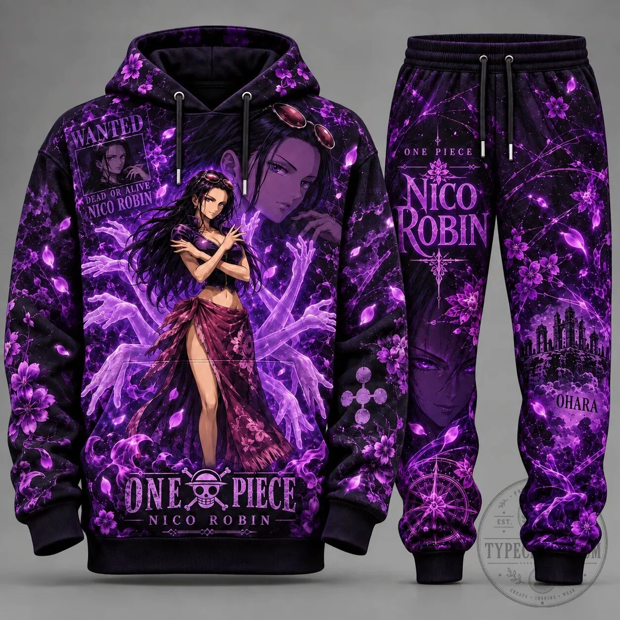One Piece Monkey D. Luffy Gear Five Anime Hoodie and Sweatpants Set 19 One Piece Monkey D. Luffy Gear Five Anime Hoodie and Sweatpants Set