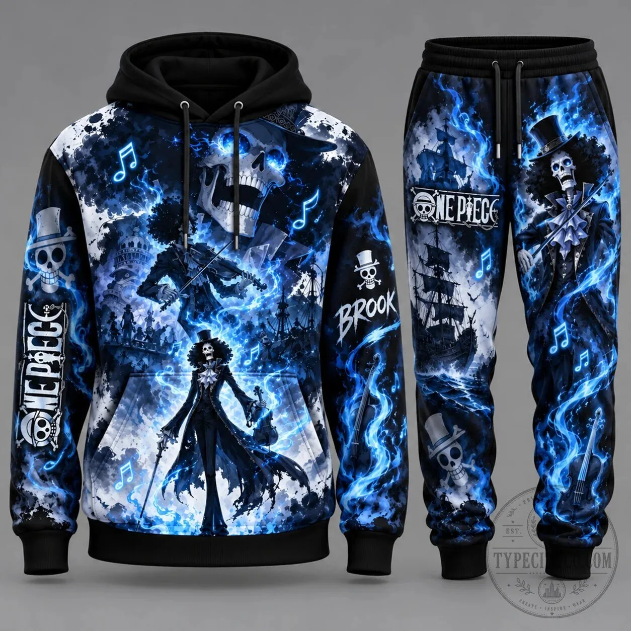 One Piece Monkey D. Luffy Gear Five Anime Hoodie and Sweatpants Set 20 One Piece Monkey D. Luffy Gear Five Anime Hoodie and Sweatpants Set