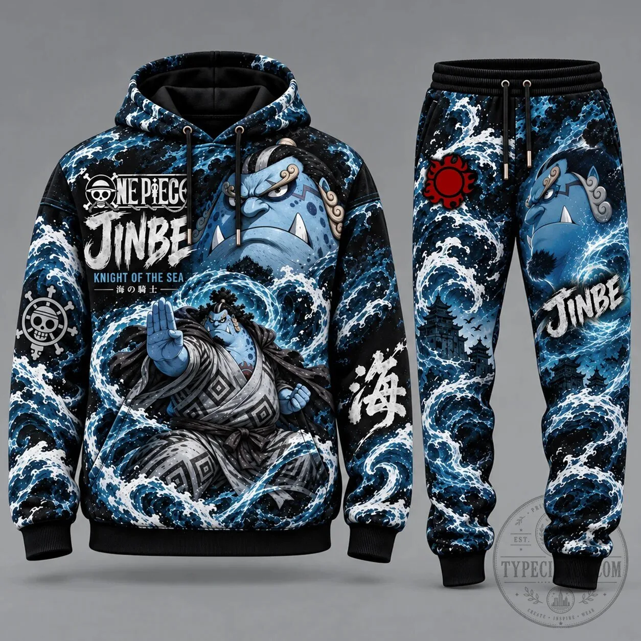 One Piece Monkey D. Luffy Gear Five Anime Hoodie and Sweatpants Set 22 One Piece Monkey D. Luffy Gear Five Anime Hoodie and Sweatpants Set