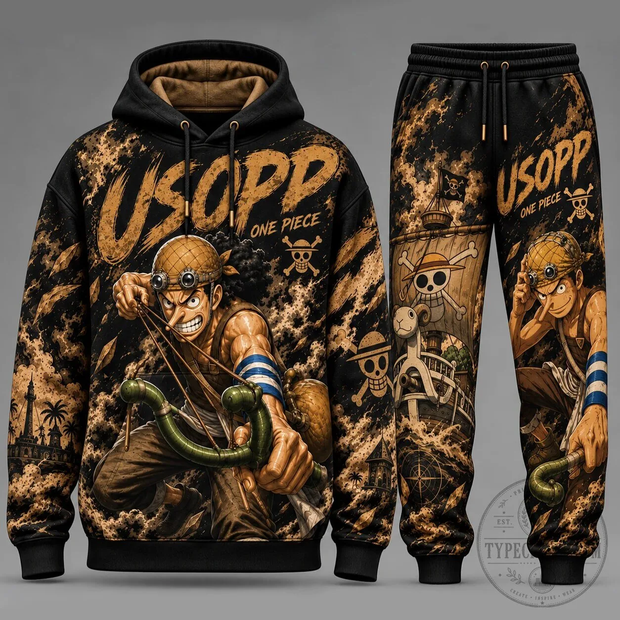 One Piece Monkey D. Luffy Gear Five Anime Hoodie and Sweatpants Set 23 One Piece Monkey D. Luffy Gear Five Anime Hoodie and Sweatpants Set