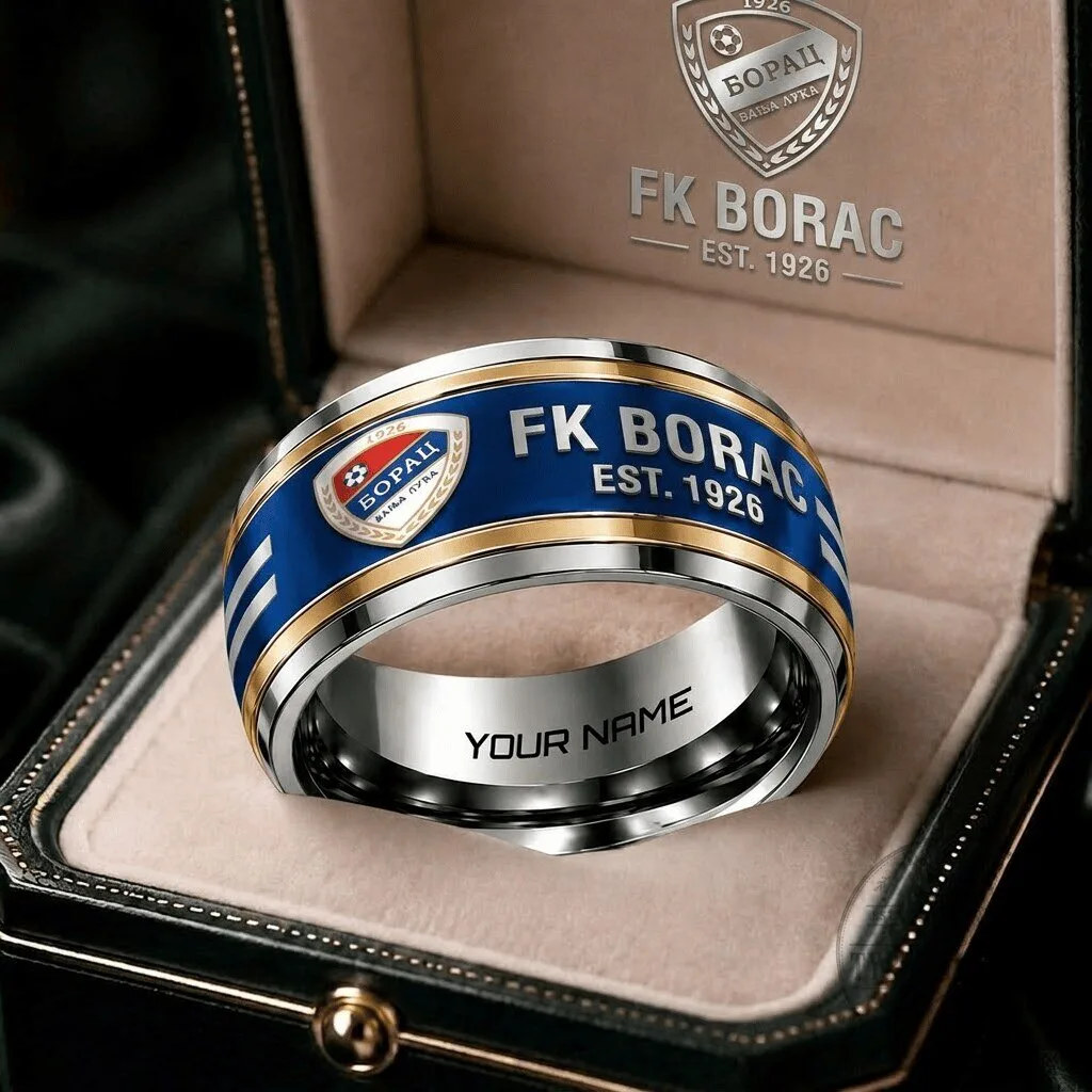 FK Borac Banja Luka Premijer Liga BiH Personalized Ring