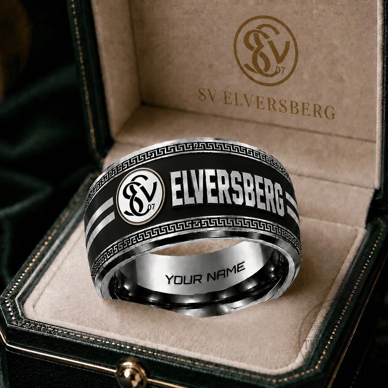 SV Elversberg Bundesliga Special Custom Name Ring Football Fan Gift