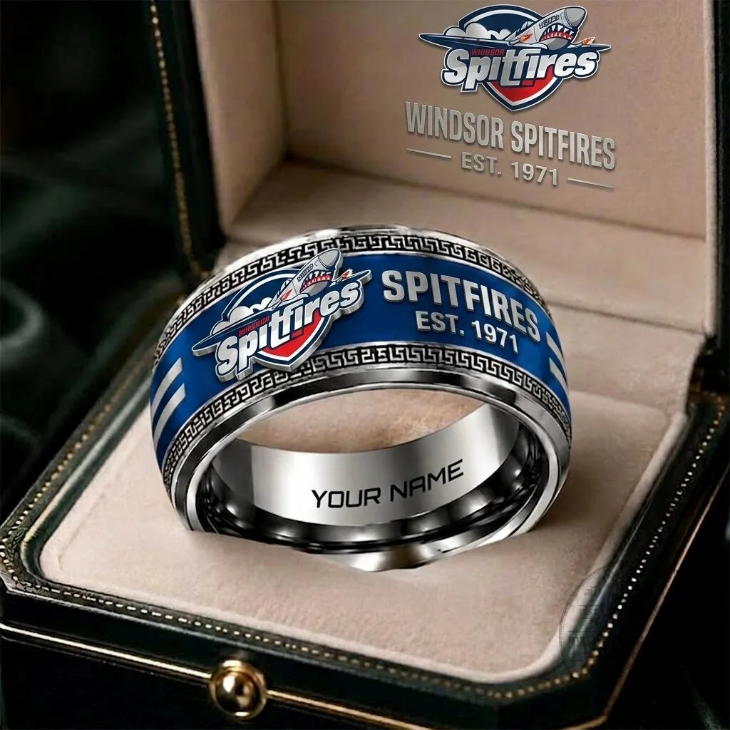 Windsor Spitfires OHL Personalized Hockey Team Ring