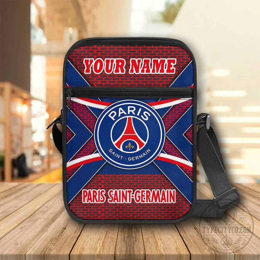 Paris Saint-Germain Football Club Personalized Crossbody Shoulder Bag