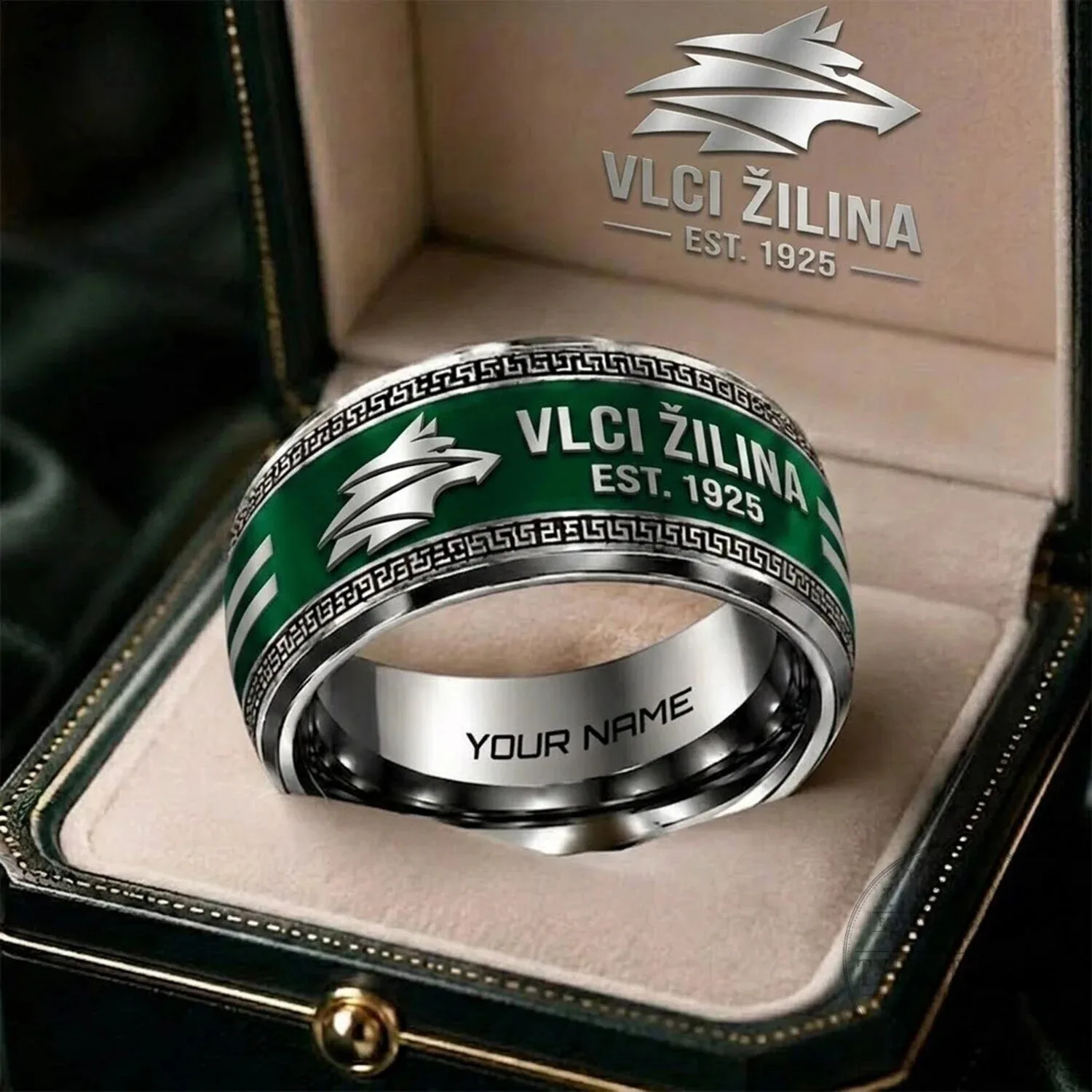 Vlci Žilina Ice Hockey Club Personalized Ring