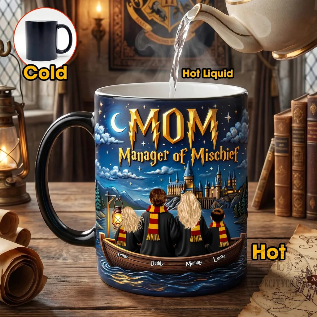 Harry Potter Hogwarts Manager of Mischief Mom Personalized Coffee Mug 28 Harry Potter Hogwarts Manager of Mischief Mom Personalized Coffee Mug