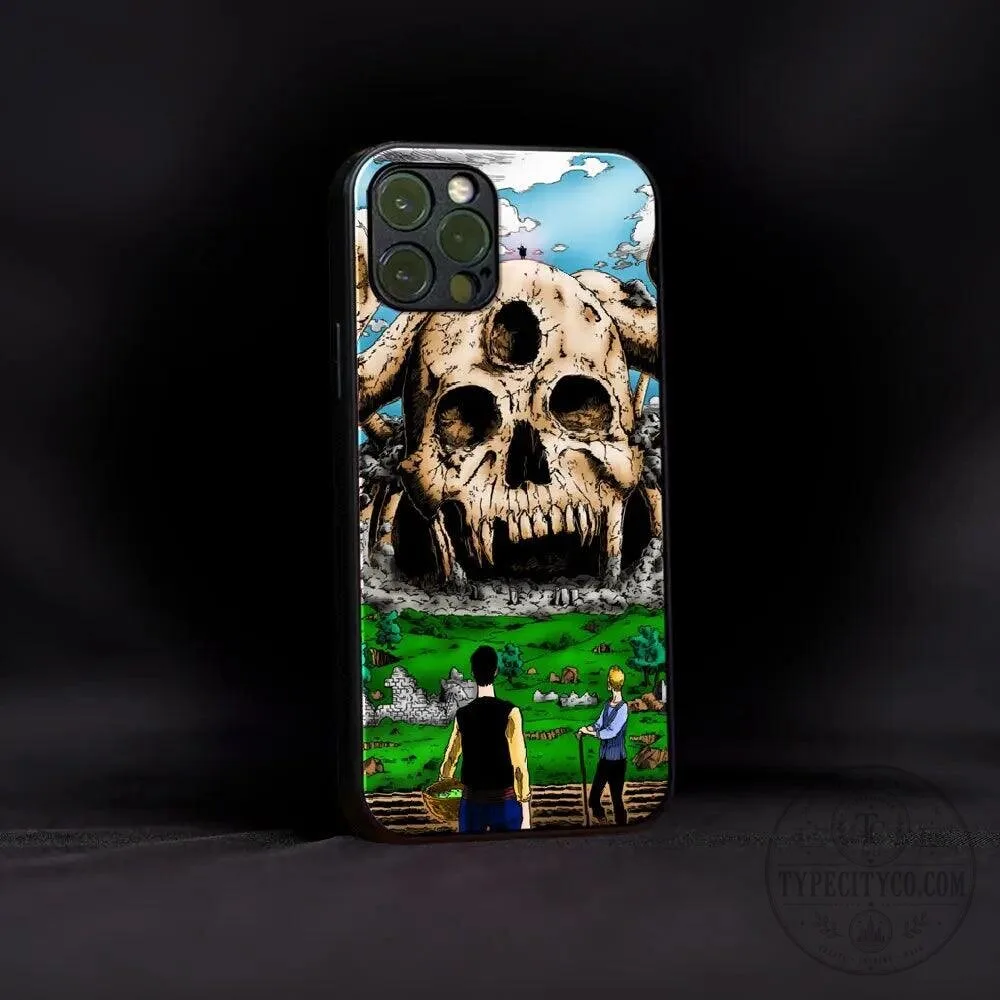 Black Clover Anime Asta and Yuno Skull Demon Phone Case