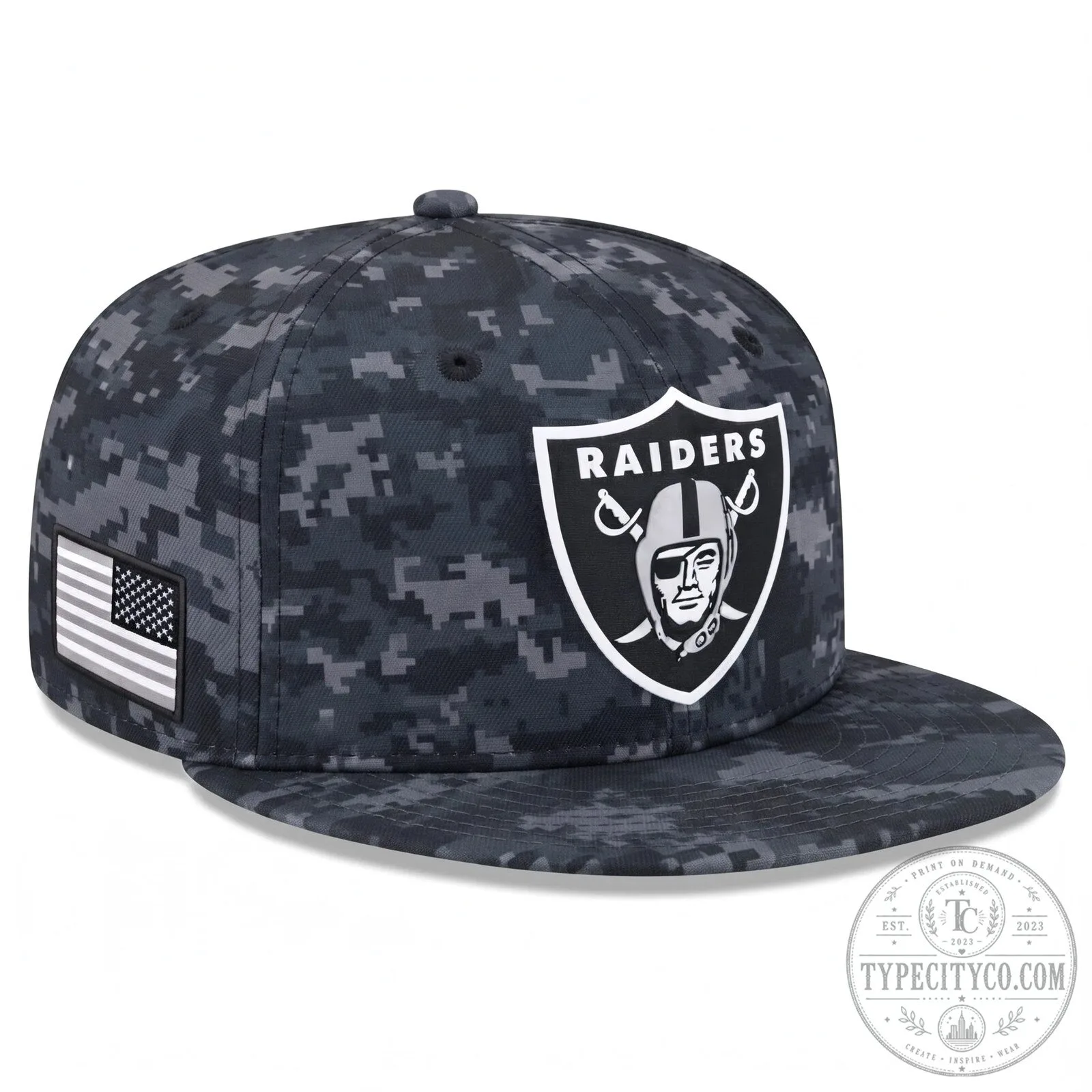 Digital Camouflage Snapback Hat for Las Vegas Raiders Salute To Service 7 Digital Camouflage Snapback Hat for Las Vegas Raiders Salute To Service