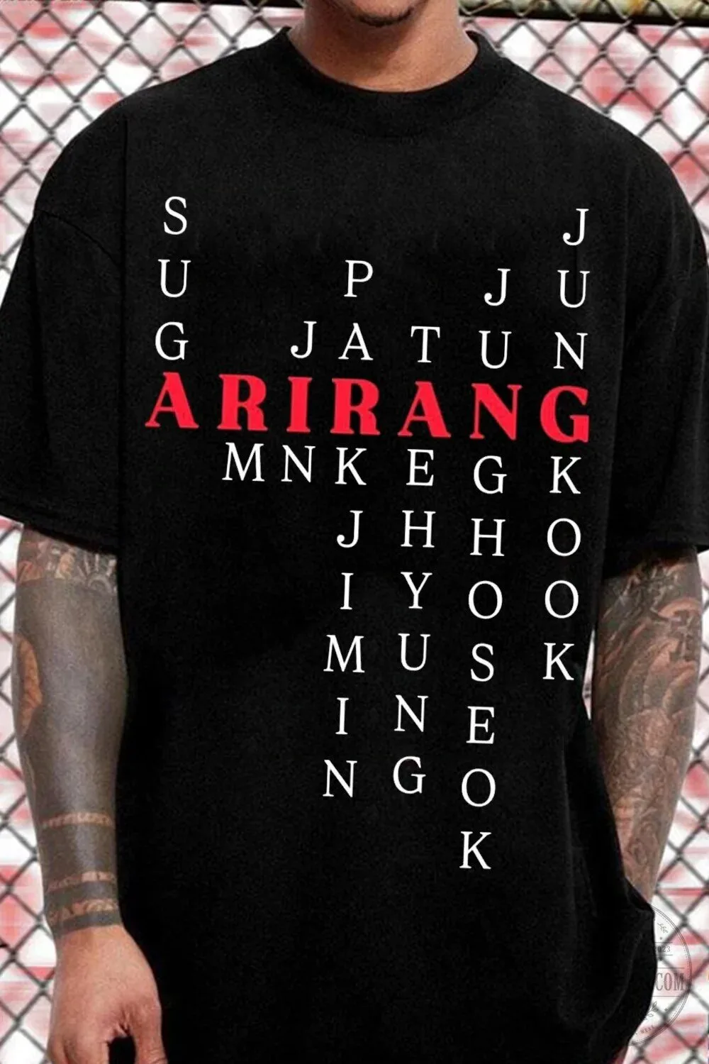 BTS 2026 Army Tee Arirang K-Pop Music Band Crossword Puzzle T-Shirt