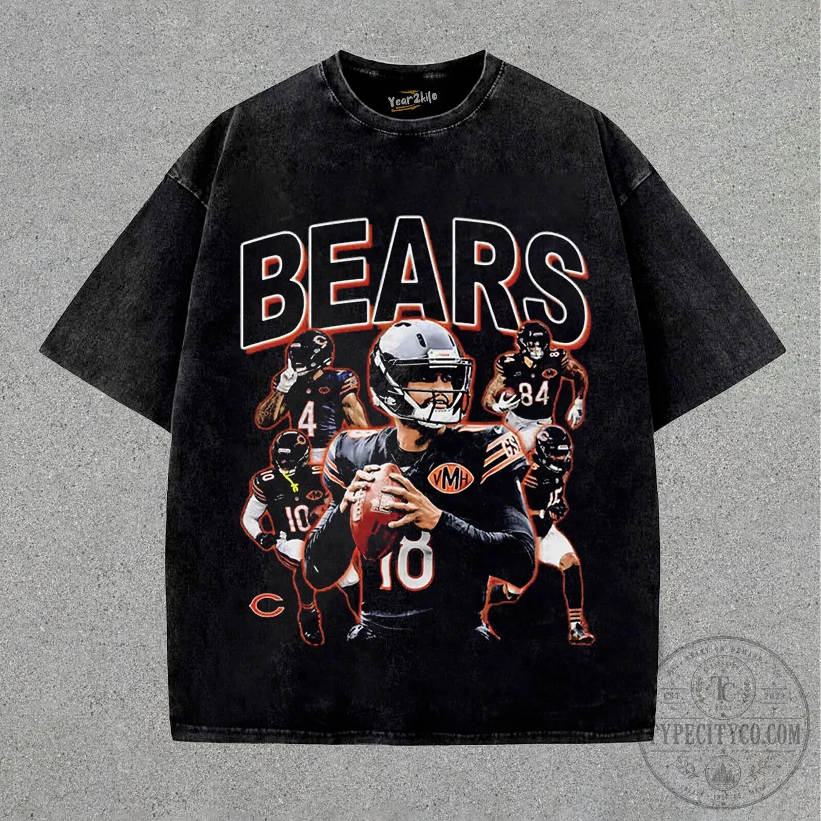 Chicago Bears Football Team Vintage Style T-Shirt