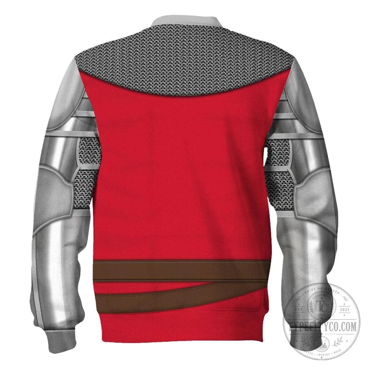 Hoodie Featuring Royal Heraldry Costume of Richard the Lionheart Knight 24 Hoodie Featuring Royal Heraldry Costume of Richard the Lionheart Knight