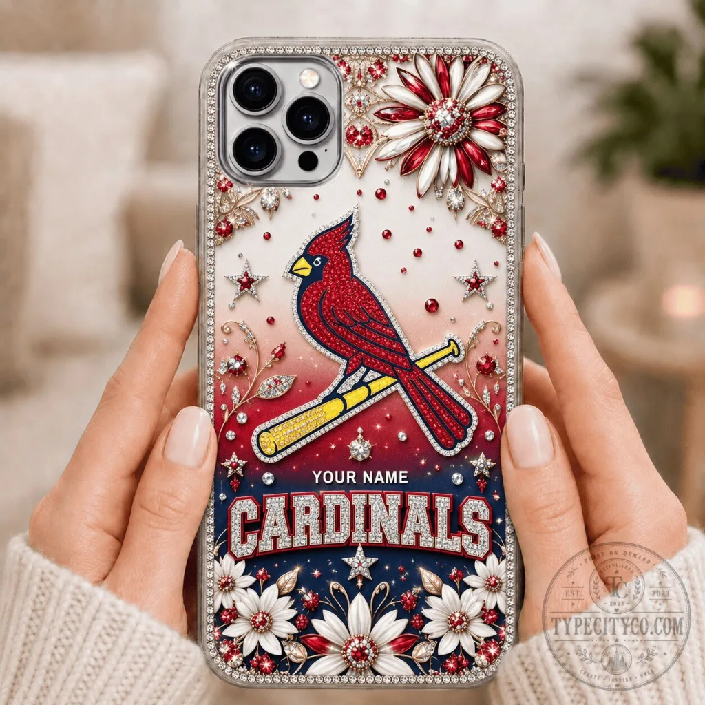 St. Louis Cardinals Baseball Team Custom Name Phone Case for iPhone St. Louis Cardinals Baseball Team Custom Name Phone Case for iPhone