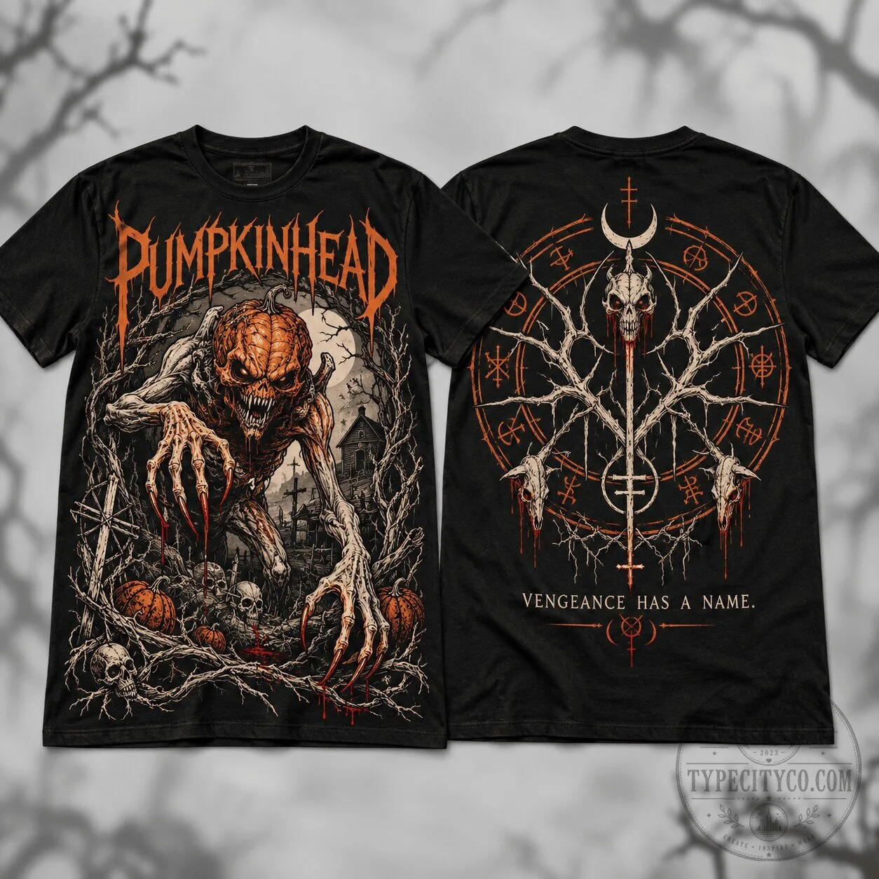Pumpkinhead Vengeance Has a Name Horror Movie Monster T-Shirt