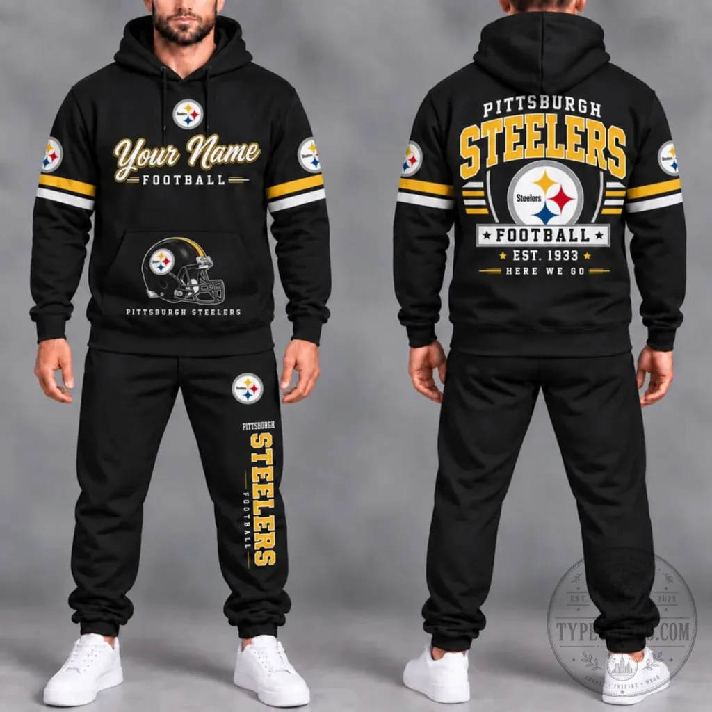 Pittsburgh Football Steelers Classic Varsity Helmet Hoodie Pittsburgh Football Steelers Classic Varsity Helmet Hoodie
