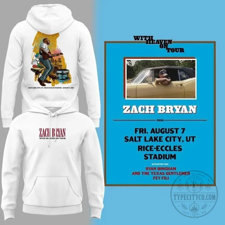 2026 Hoodie for Zach Bryan's Concert Tour in Salt Lake City 36 2026 Hoodie for Zach Bryan's Concert Tour in Salt Lake City