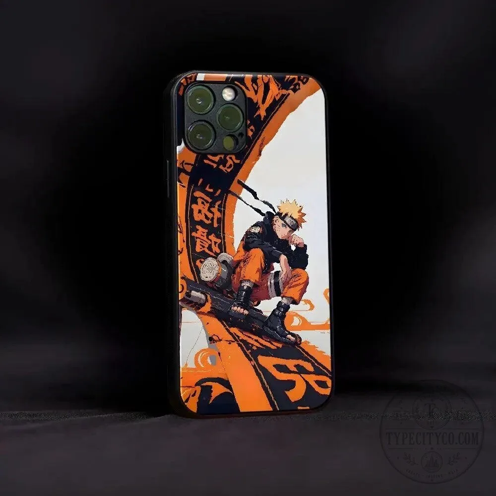 Naruto Uzumaki Shippuden Anime Character Art iPhone Case